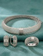 Серьги из белого золота 585 пробы