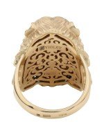 Кольцо из золота 585 пробы c эмалью