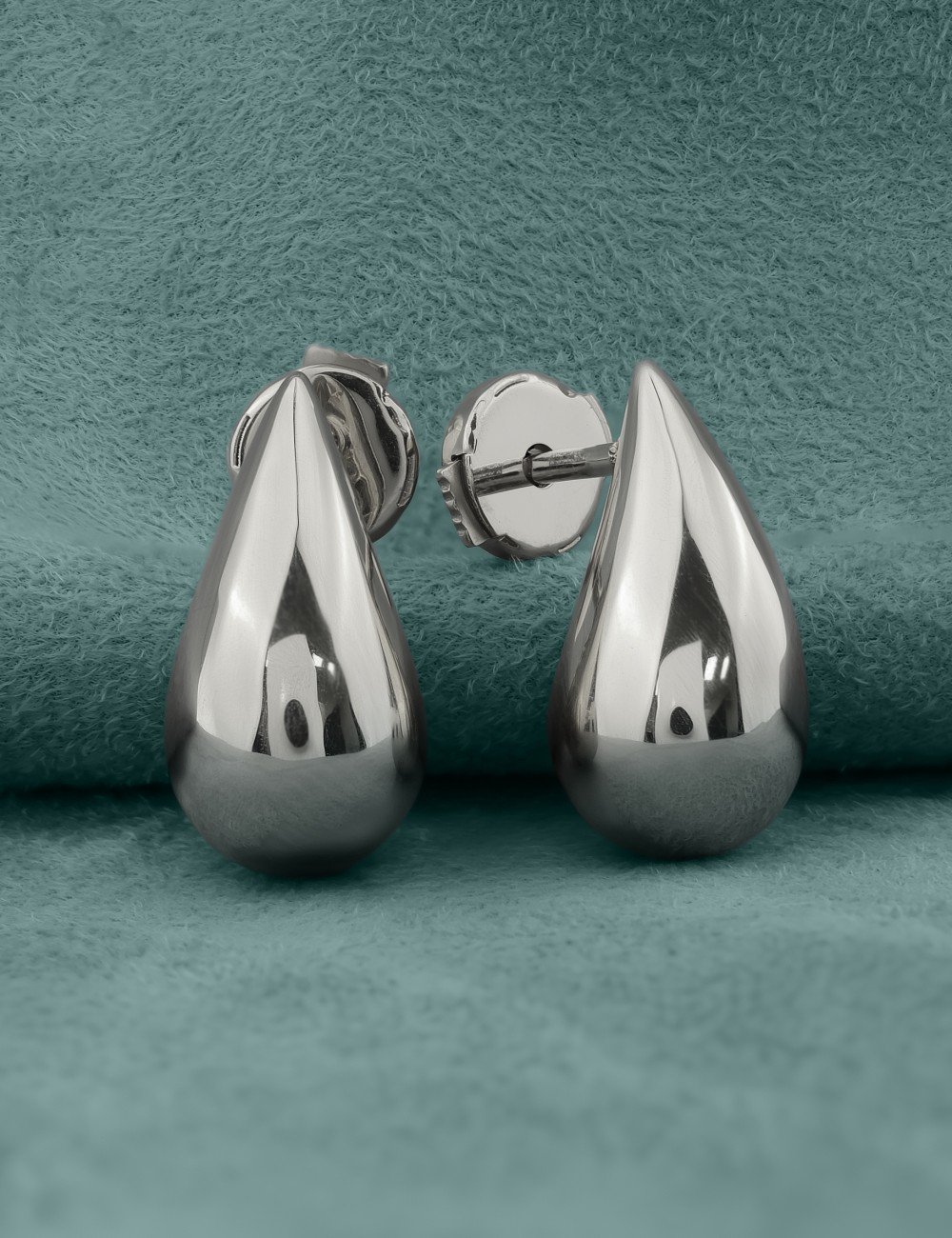 Серьги из белого золота 585 пробы