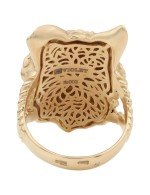 Кольцо из золота 585 пробы c эмалью